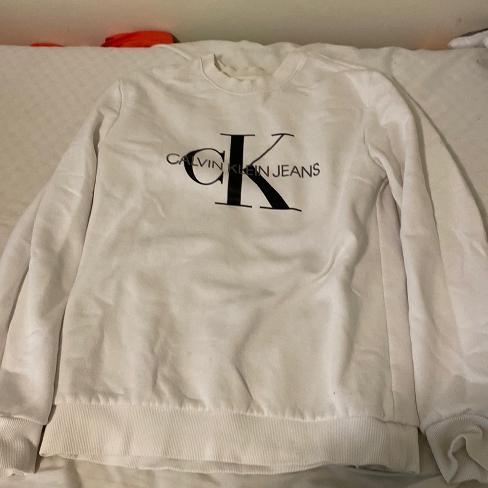 Calvin Klein Pullover (M/White)